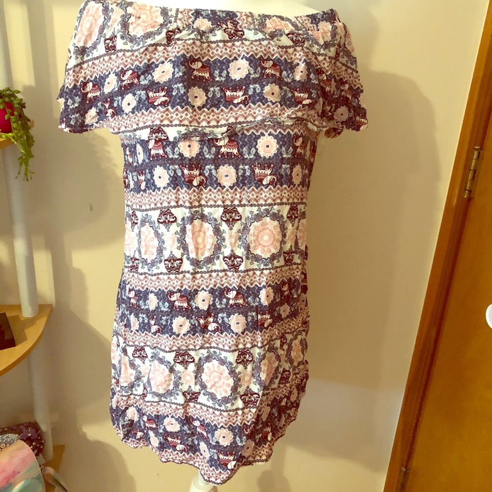 Elephant Off the Shoulder dress
